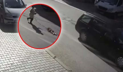 UZNEMIRUJUĆE! Pogledajte snimak nesreće u kojoj je POVREĐENA DEVOJČICA U TUTINU: Istrgla se majci iz ruku pa podletela pod točkove automobila (VIDEO)