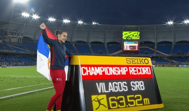 PONOS SRBIJE! Adriana Vilagoš je ŠAMPIONKA SVETA! Rekordom oduvala konkurenciju! (VIDEO)