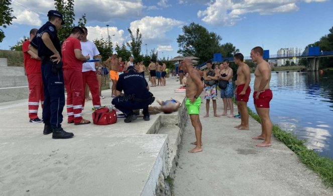 PRVE FOTOGRAFIJE UŽASA U ČAČKU! Telo žene primetili kupači: Kada su je izvadili iz vode uočili smo NJENE STVARI NA OBALI! (FOTO)