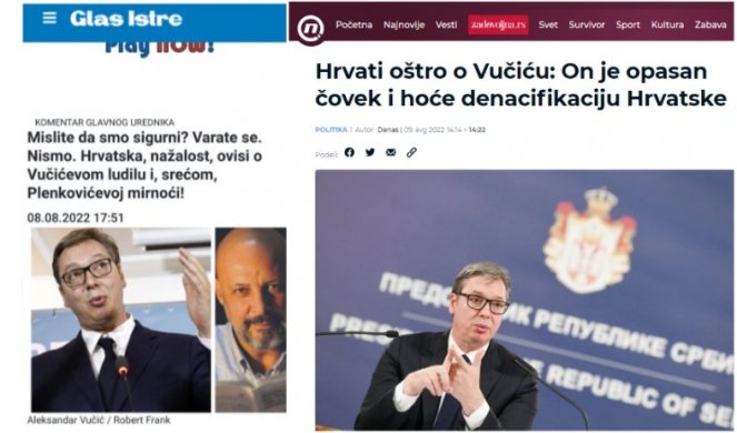 Na Vučićevu mirnoću, poglavnik Plenković naredio ludilo i histeriju! U TOME MU POMAŽU I ANTISRPSKI MEDIJI IZ BEOGRADA!