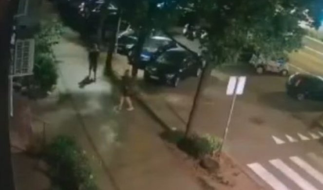 UZNEMIRUJUĆE! Pogledajte jezivu scenu nasilja na Novom Beogradu: Muškarac vuče devojku po podu, a zatim je ŠUTIRA, niko da joj pomogne... (VIDEO)