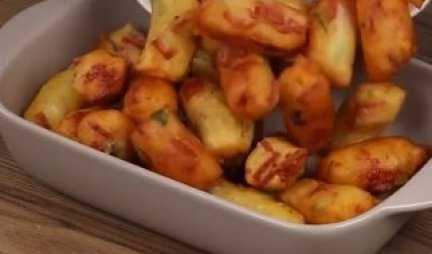 IDEALNO ZA DRUŽENJE S PRIJATELJIMA! Ovakve pržene krompiriće sa šunkaricom još niste jeli! (VIDEO)