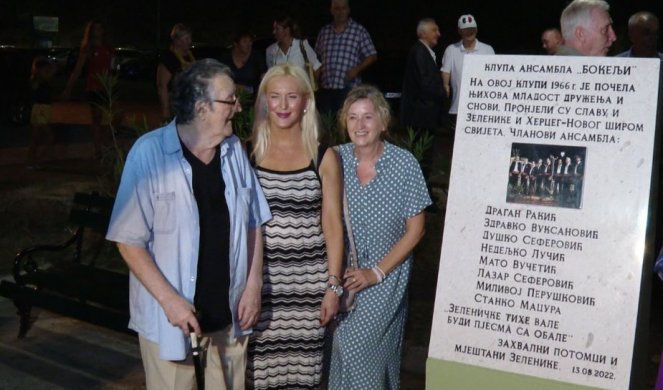 BOKELJI NISU ZABORAVLJENI! U čast i sećanje na legendarni ansambl u Zelenici otkivena spomen ploča (foto)