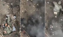 (VIDEO) Neverovatan snimak ruskog vojnika, jedva živu glavu izvukao! Zaspao u najopasnijem trenutku dok ukrajinski dron leti iznad njega i snima teren, a onda...