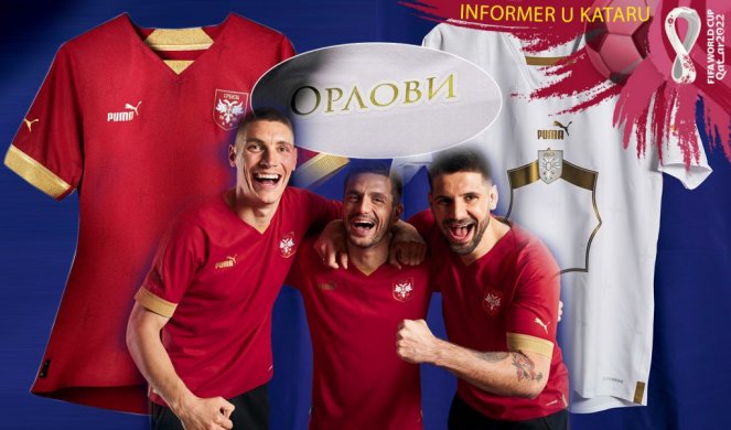 TRADICIJA, JEDINSTVO, HRABROST, DVOGLAVI ORAO, NEMANJIĆI... Ovo je dres reprezentacije Srbije za Svetsko prvenstvo u Kataru! (FOTO)