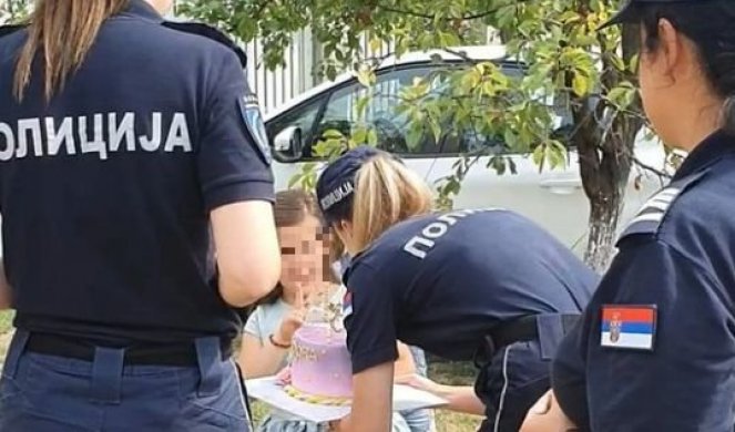 VELIKA SRCA PANČEVAČKIH POLICAJACA! Na ovo smo danas svi ponosni! Ćerkici stradalog kolege priredili nezaboravno iznenađenje (FOTO)