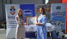 Kompanija Imlek tradicionalno obeležila početak školske godine donacijom školskog pribora i mlečnih proizvoda za decu iz domova za nezbrinutu i bolesnu decu