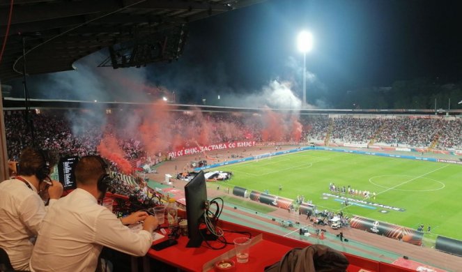 "KNEŽEVI" U GROTLU MARAKANE! NIJE IM SVEJEDNO! Evo kako su Zvezdini navijači dočekali fudbalere Monaka! (VIDEO)