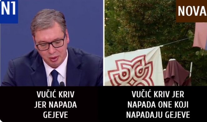 VUČIĆ JE KRIV ŠTO JE ŽIV! Tajkunski mediji u iščekivanju odluke oko gej parade, za svaki slučaj napali predsednika sa svih strana! (VIDEO)