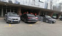 SEDNICA NIJE OTVORENA ZA JAVNOST! Obezbeđenje pred stadionom Partizana uoči izbora novog predsednika! (FOTO)