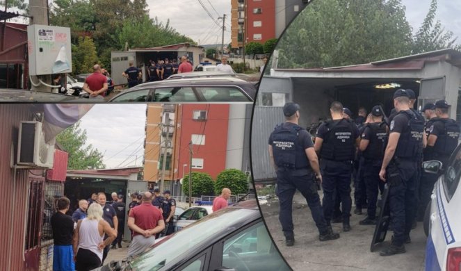 PRVE FOTOGRAFIJE I SNIMCI OTMIČARA I ŽRTVE NA PALILULI! Muškarac drži nož na vratu vlasnika servisa, PRETI DA ĆE UBITI I NJEGA I SEBE (VIDEO/FOTO)