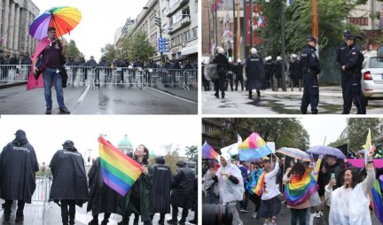 EVROPRAJD U FOTOGRAFIJAMA! Incidenti, kordoni policije i zastave u duginim bojama! (Foto)