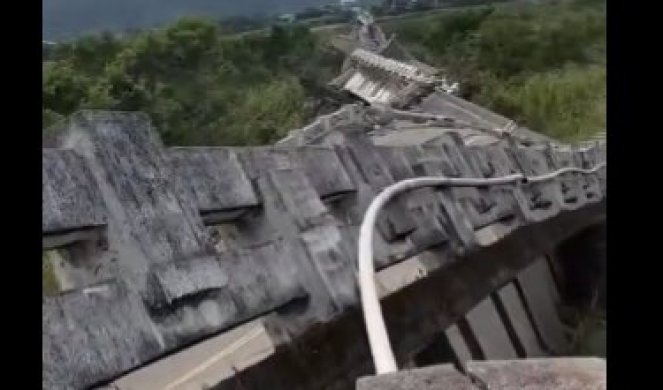 VAGONI ISKAKALI IZ ŠINA, SRUŠENE ZGRADE, MOSTOVI! Još jedan snažan zemljotres pogodio Tajvan, izdato upozorenje na cunami (VIDEO)