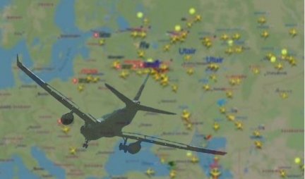 EKSPLOZIJA LETOVA IZ MOSKVE! Šok snimak na Flajt radaru, Rusi za kartu do Beograda keširali čak 9.000 evra!