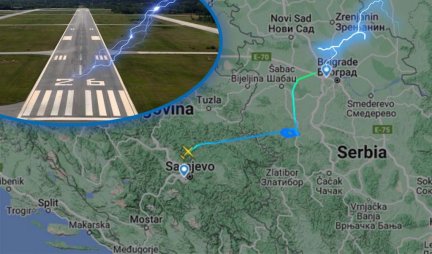 DRAMA NA NEBU IZNAD SRBIJE! Avion iz Sarajeva 40 minuta kružio iznad Valjeva, pa krenuo ka Batajnici... Još letelica se vrti, jedna preusmerena na Tuzlu... NAJNOVIJE INFORMACIJE!