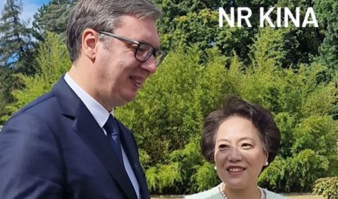 Slika broj 1368008. Predsednik Vučić na prijemu povodom Nacionalnog dana Kine