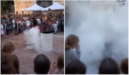 EKSPERIMENT KRENUO PO ZLU! Na naučnom skupu eksplodiralo bure sa tečnim azotom, najmanje 18 osoba povređeno! (VIDEO)