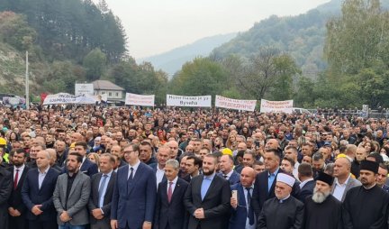 MOJA MOLBA ZA SVE JE DA ČUVAMO I GRADIMO MIR! Vučić na ceremoniji otvaranja rekonstruisanog puta Novi Pazar - Tutin