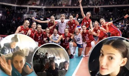 STIŽU SVETSKE ŠAMPIONKE! Pogledajte, detalje iz aviona otkrio je legendarni Vanja Grbić!  (VIDEO)