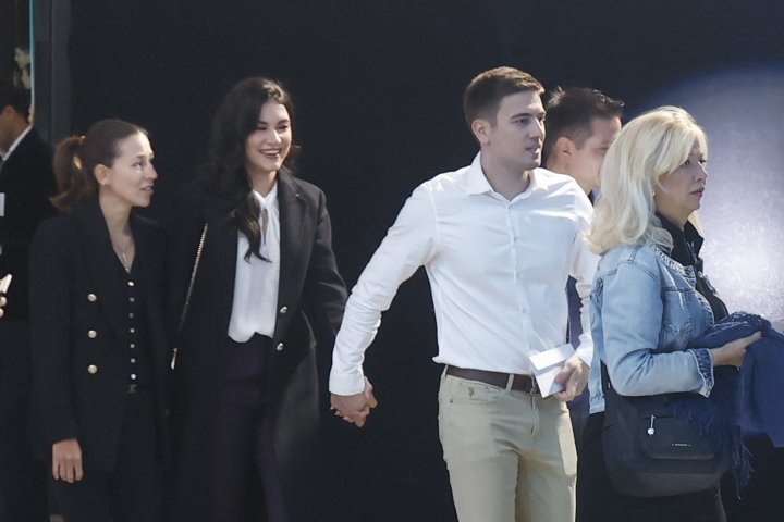 Aleksandar Mitrović sa suprugom