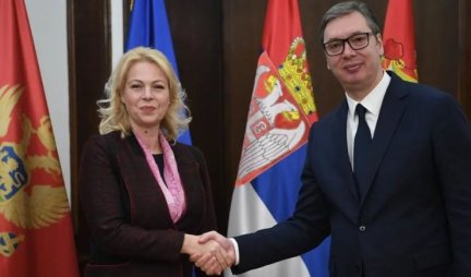 NASTAVIĆEMO DA JAČAMO PRIJATELJSKE VEZE! Vučić sa predsednicom Skupštine Crne Gore