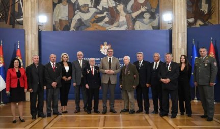 Vučić sa delegacijom SUBNOR-a povodom Dana oslobođenja Beograda