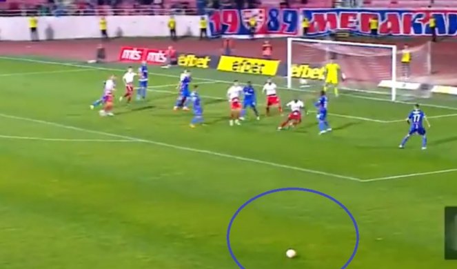 OVO VAM JE PROMAKLO! Sudija nije video dve lopte na terenu pre Pešićevog gola! (VIDEO)