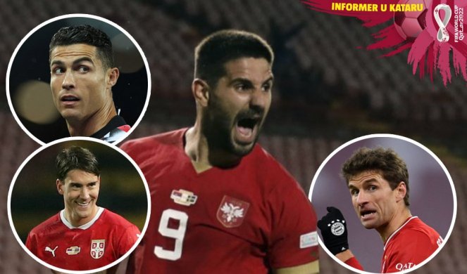 OVO JE MALO KO VIDEO! Igraju Srbija i Portugal, a Mitrović UDARA MILERA PESNICOM U LICE! Otkud on tu?! Vlahović i Ronaldo NE VERUJU šta se događa! (VIDEO)