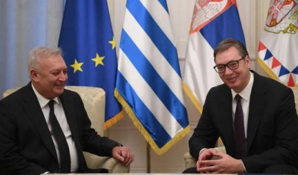 ZAHVALAN SAM GRČKOJ, NAŠEM TRADICIONALNOM PRIJATELJU! Oproštajna poseta ambasadora Diakofotakisa predsedniku Vučiću