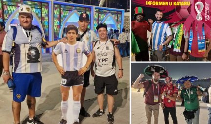 STIGAO I MARADONA NA MUNDIJAL! Argentinci I Meksikanci pitaju gde su srpski navijači (VIDEO/FOTO)