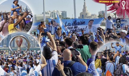 ARGENTINCI PRVI "ZAPALILI" DOHU! Pogledajte, novinar Informera sa najluđim navijačima u Kataru! (FOTO/VIDEO)