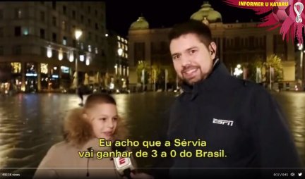 MALIŠAN NASMEJAO CEO SVET! Srbija POBEĐUJE Brazil sa 3:0! Nejmar će PLAKATI kao dete! (VIDEO)
