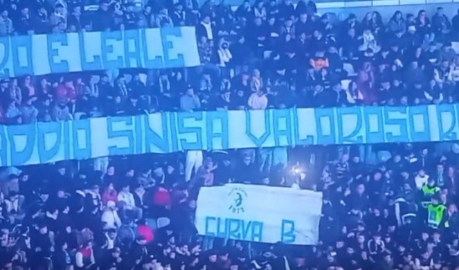 SVAKA ČAST! Pogledajte kako su se navijači Napolija oprostili od Mihajlovića!  (VIDEO)
