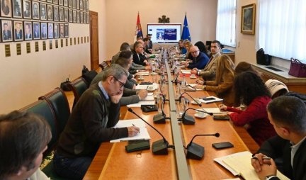 Vesić održao sastanak Radne grupe za projekat fabrike za prečišćavanje otpadnih voda u Velikom selu