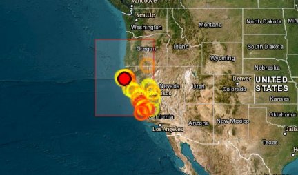 NOVI JAK ZEMLJOTRES POGODIO KALIFORNIJU! 5,4 stepena po Rihteru