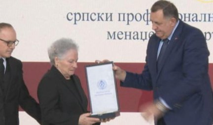 DODIK POSTHUMNO ODLIKOVAO MIHAJLOVIĆA: Sinišinoj majci uručio Orden zastave Srpske sa zlatnim vencem
