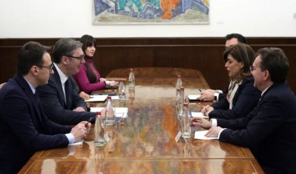 DOBAR RAZGOVOR! Vučić se sastao sa Karolinom Zijade: Kontinuirano razmatranje pitanja KiM u SB UN od suštinskog značaja