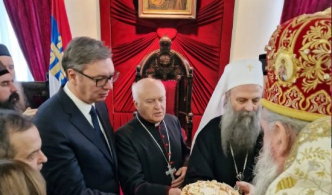 Čestitao sam Porfiriju krsnu slavu Svetog Jovana i obavestio ga o težini pritisaka sa kojima se Srbija suočava po pitanju KiM