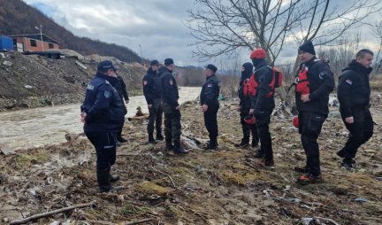 Vojska Srbije se uključila u potragu za telom muškarca koji je u četvrtak upao u nabujalu Trnavicu! (VIDEO)