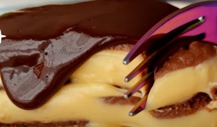 KREMASTI KOLAČ SA KEKSOM! Neodoljiva čokoladna glazura kojoj nećete moći da odolite (VIDEO)