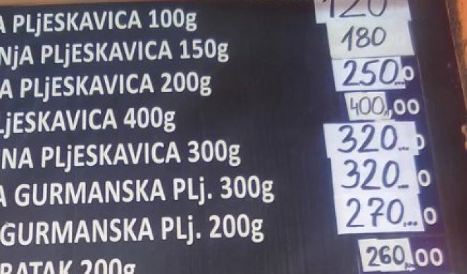 PLJESKAVICA 120 DINARA, DŽIGERICA OKO 200!? U ovom gradu u Srbiji možemo se najesti za male pare (FOTO)