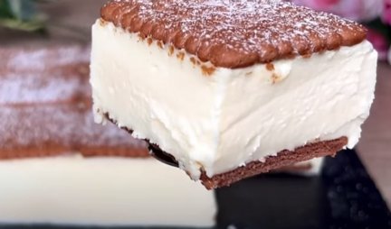 NAJBOLJI RECEPT ZA KREMPITU! Neodoljivi krem od vanile i jogurta sa keksom (VIDEO)