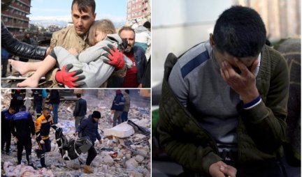 TUGA, ŠOK I VELIKI BOL! Deset NAJPOTRESNIJIH fotografija TRAGEDIJE u Turskoj i Siriji, SLIKE LJUDI pogođenih katastrofom OBILAZE SVET!