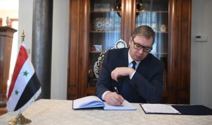 DELIMO BOL SA GRAĐANIMA SIRIJE! Vučić se upisao u knjigu žalosti: Nadamo se da će preživeli naći snage za novi početak!