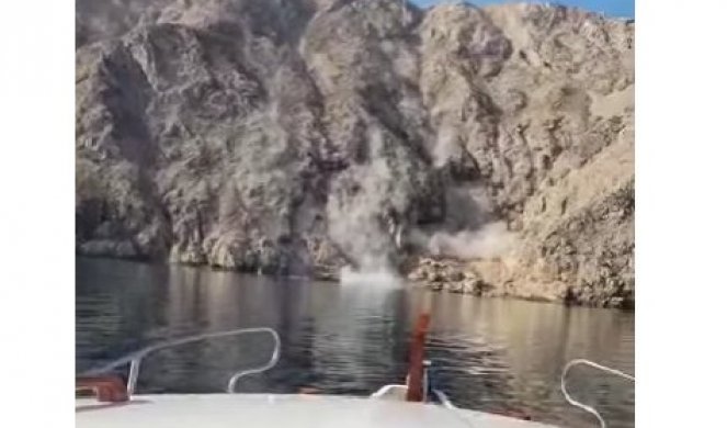 (VIDEO) ČUJE SE PUCANJE STENA... Sa broda snimljen dramatičan trenutak zemljotresa kod Krka?!
