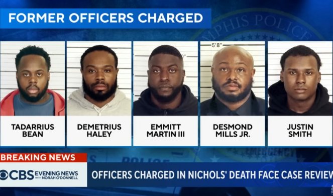 SAD: Petorica bivših policajaca optuženih za ubistvo Tajra Nikolsa pred sudom