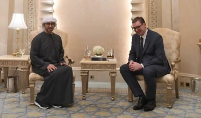 SAGLASILI SMO SE DA ZALAGANJE ZA MIR NEMA ALTERNATIVU! Vučić se sastao sa ministrom spoljnih poslova UAE (FOTO)