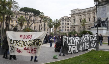ITALIJANSKI ANARHISTA MORA DA SLUŽI DOŽIVOTNU ROBIJU U STROGOM REŽIMU! Štrajkuje glađu, smršao 40 kilograma