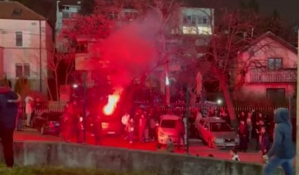 BAKLJADA ISPRED MARAKANE! "Delije" se zagrevaju pred "VEČITI DERBI"! (VIDEO)