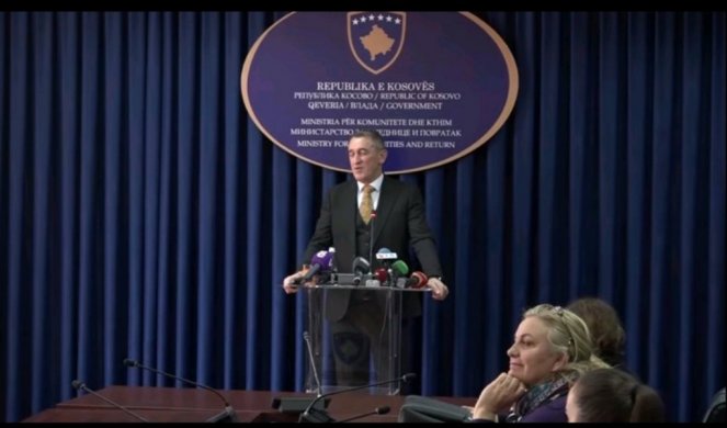 Kurtijev “ministar” Rašić drži konferencije na albanskom!